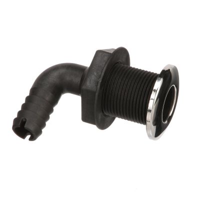 THRU HULL W/SS COVER-3/4″ 90DG