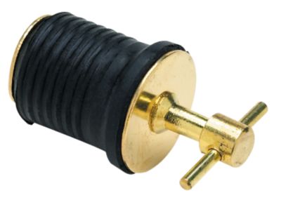 DRAIN PLUG-1 TWIST-BRASS(BUL