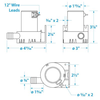 BILGE PUMP (450 GPH)