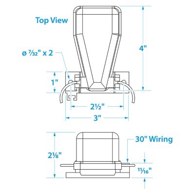 12V AUTOMATIC BILGE PUMP SWITC 12 VOLT