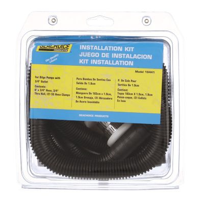 BILGE PUMP INSTALL KIT-3/4
