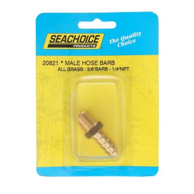 MALE HOSE BARB-3/8 X1/4  NPT