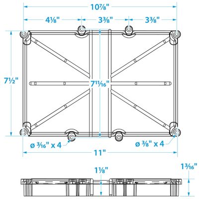 NARROW 24 SERIES BATTERY TRAY