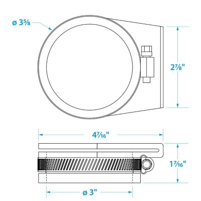 EXHAUST GARD COVER-3 (2/PK)