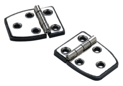 SHORT SIDE HINGE/BASE-STP SS 2 1/2  X 1 1/2