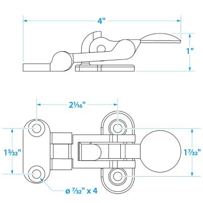 ANTI RATTLE HATCH FASTENER