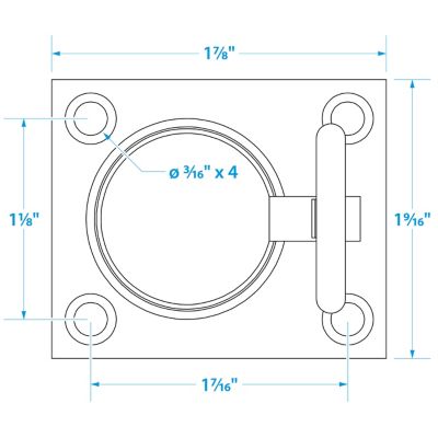 FLSH RING PUL-1 1/2X1 3/4-CP