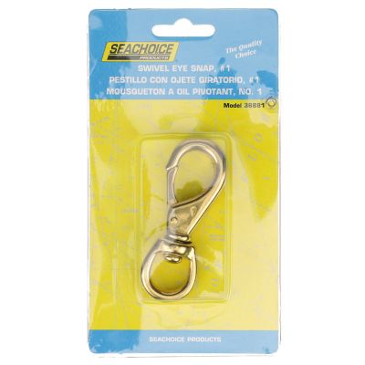 SWIVEL EYE SNAP-3 1/4 -BRASS