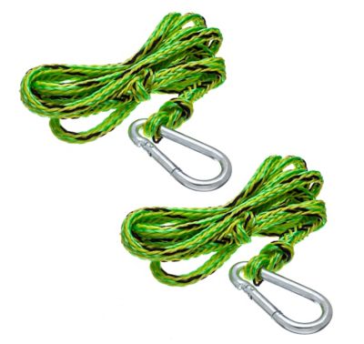 Airhead Airhead PWC Boat Dock Line 7Feet Pack Of 2 Yellow Black For Watercraft