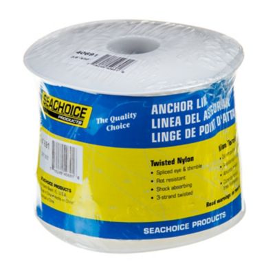 NYLON ANCHOR LINE-WHT-3/8 X50