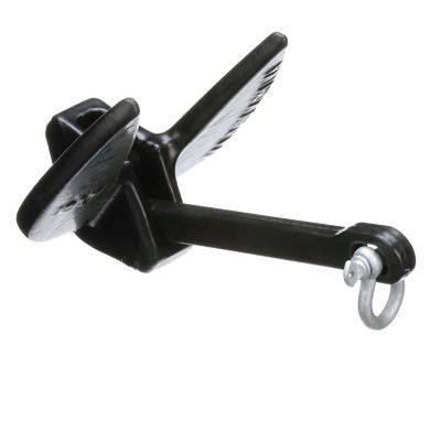 NAVY ANCHOR-BLACK  VINYL-#10