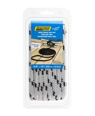 POLY DOCK LINE WH 3/8IN X 15FT