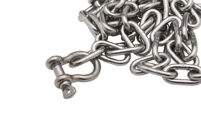 CHAIN 3/16″X 4′ 304SS W/SHACK SS ANCHOR CHAIN WITH SHACKLE