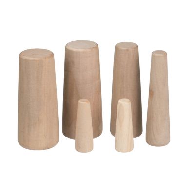 WOOD PLUGS-6 PER BAG