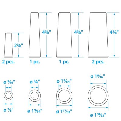 WOOD PLUGS-6 PER BAG