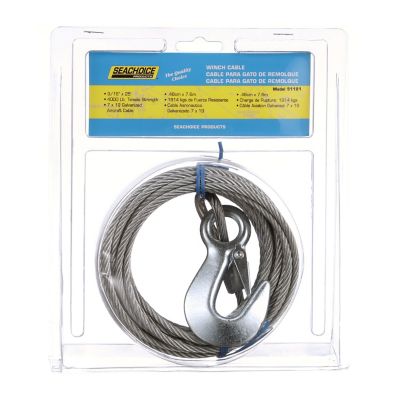 WINCH CABLE-3/16 X25′-GALV