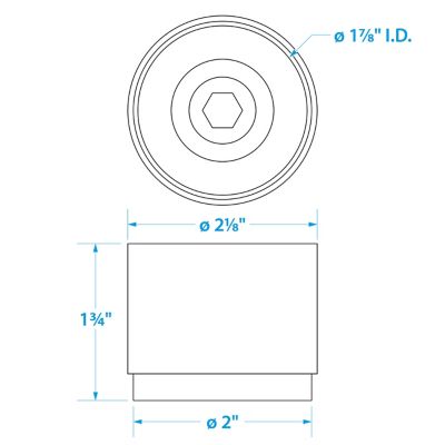 1.98 BEARING PROTECTOR W/COVER