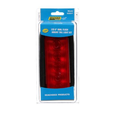 LED 6″ OVAL LIGHT RED 6 DIODES