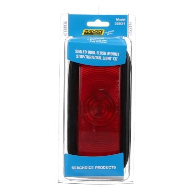 SEALED TAIL LIGHT 6″ OVAL RED