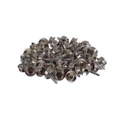 BUTTN STUD SLF DRILL SCRW 1/2 18-8 1/2″  50/PK