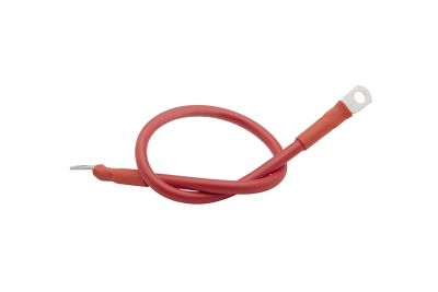 BATTERY CABLE 4 AWG RED 2′ TINNED MARINE GRADE BATTERY CABLE ASSEMBLY