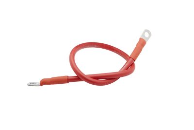 BATTERY CABLE 4 AWG RED 2′ TINNED MARINE GRADE BATTERY CABLE ASSEMBLY