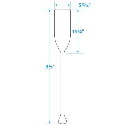 WOOD PADDLE 3.5 FT