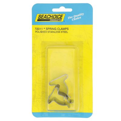 SPRING CLAMP-5/8-1 1/4-SS 2/PK