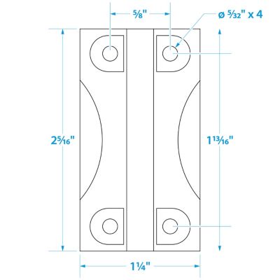 HINGE F/IGLOO COOLER-PAIR