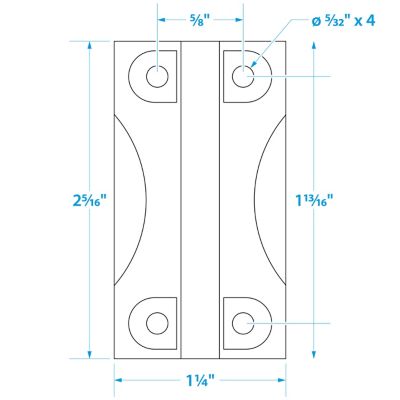 HINGE F/IGLOO COOLER-PAIR