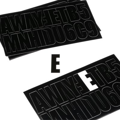 SEACHOICE-148 PIECE BLACK LETTER/NUMBER KIT