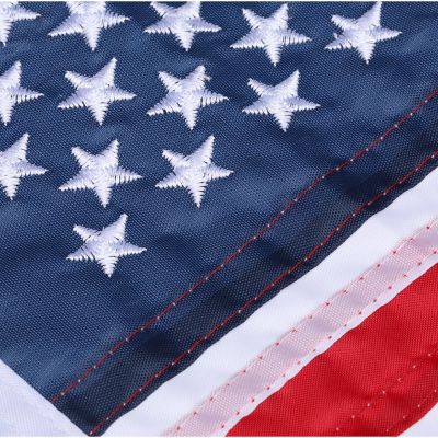 US FLAG SEWN-12X18 DELUXE