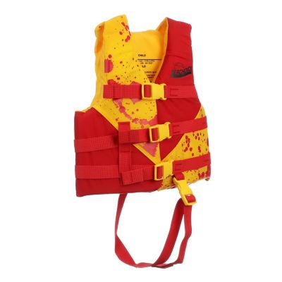 YELLOW/RED DELUXE CHILD VEST 2 2021 DUAL CERTIFIED