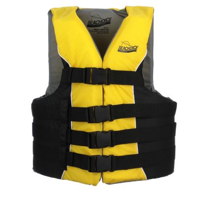 BLACK/YEL 4 BELT VEST-SM/MD 2021 DUAL CERTIFIED