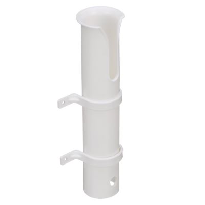ROD HOLDER-SIDE MOUNT-PVC WHT