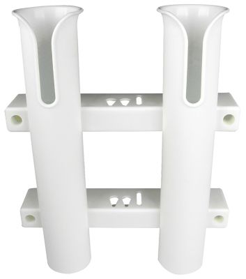 ROD RACK-HOLDS TWO-WHITE