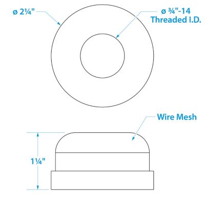 SS WIRE MESH STRAINER