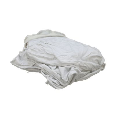 NEW BLEACHED WHT KNIT RAGS 1#