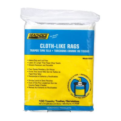 RAGS-IN-A-RESEALABLE BAG 100CT