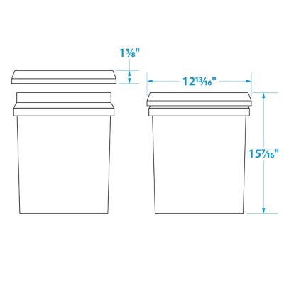 UTILITY BUCKET-5 GALLON NO LID