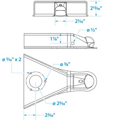 CLASS III 2 IN. A-FRAME COUPLE