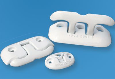 DOCK CLEAT FLIP UP 6IN WHITE ALMAG 35 REPLACES P/N 686-2606WF