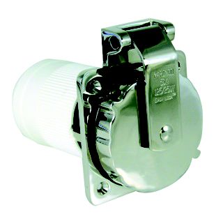 Inlet, 50A 125V, Stainless Steel