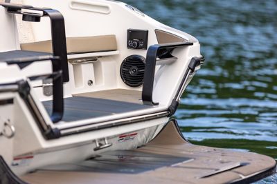  swim platform on the H22 wake boat