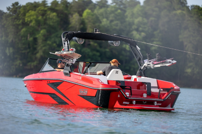 rear view of the H20 wake boat