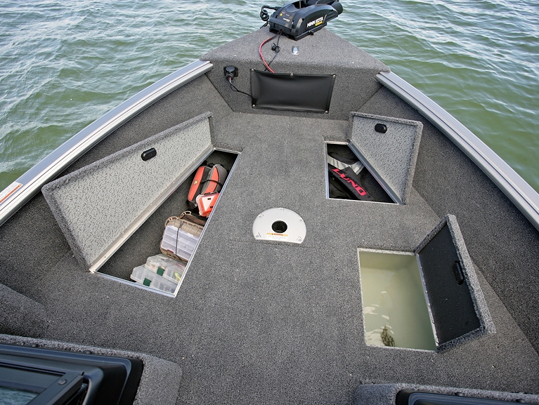 Impact Bow Deck Storage Compartments