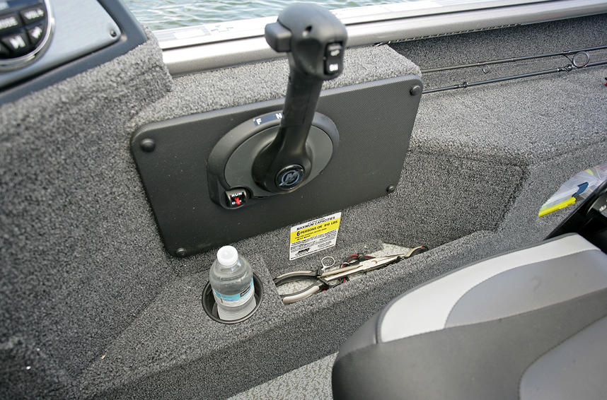 Impact XS Command Console Storage Cubby and Drink Holder