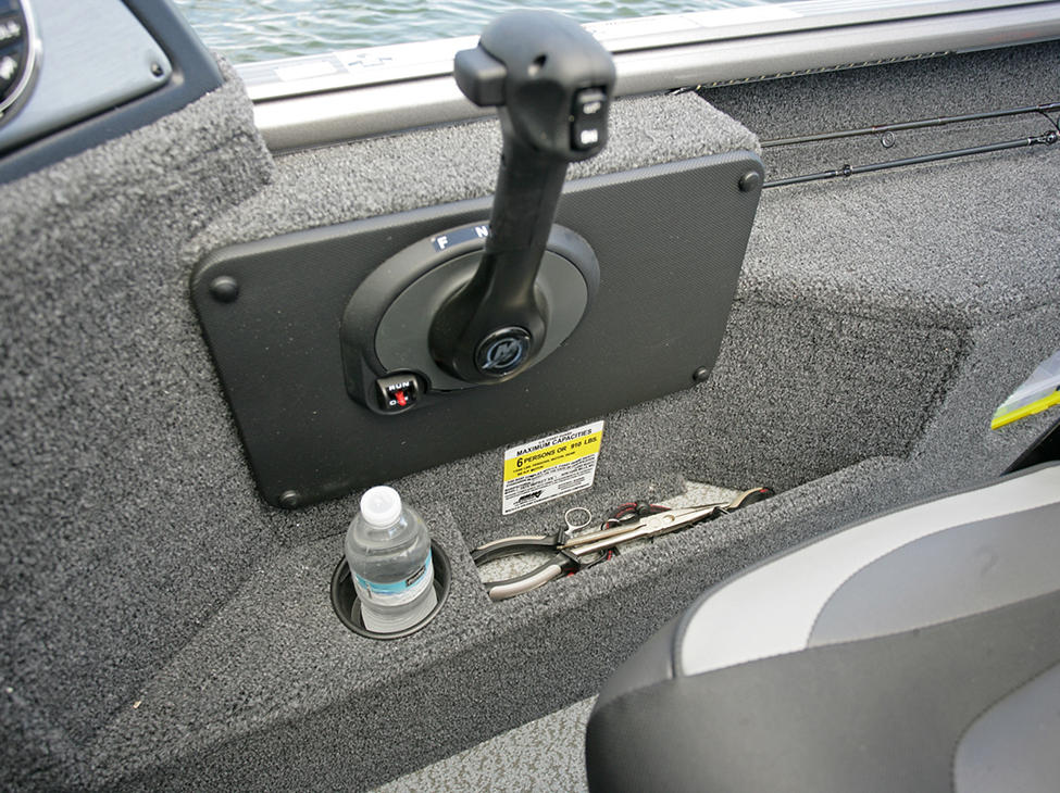Impact XS Command Console Storage Cubby and Drink Holder