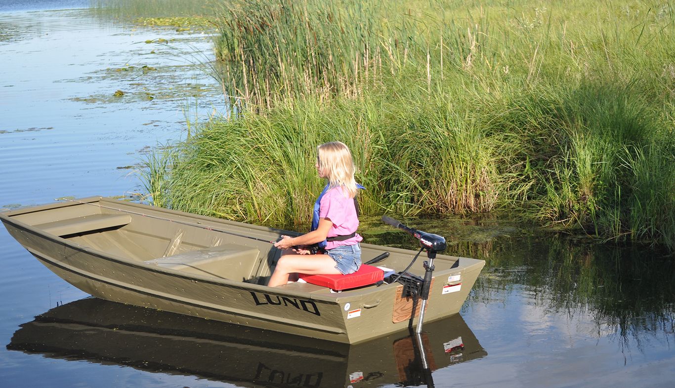 Aluminum Modified V Jon Boats - River Fishing Flat Bottom | Lund®