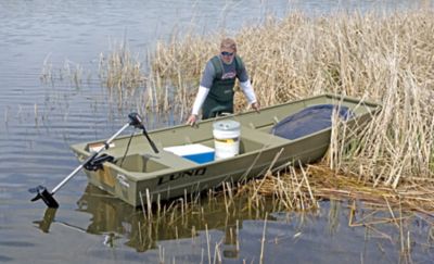 Lund® Jon Boat 1448 13ft Aluminum Utility Hunting And Fishing Boat